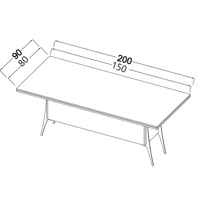 میز کنفرانس سینما چوب  مدل پیوت  - Thumbnail 1